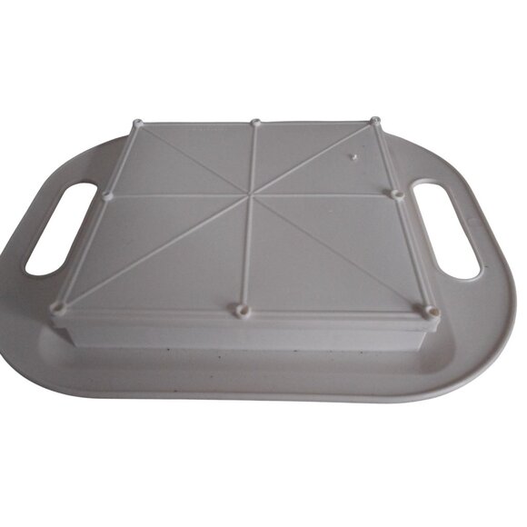 NIB Micro Hot Plate Thermal insulating Stone Keeps Food Hot Handles Stay Cool #2 - Picture 3 of 6